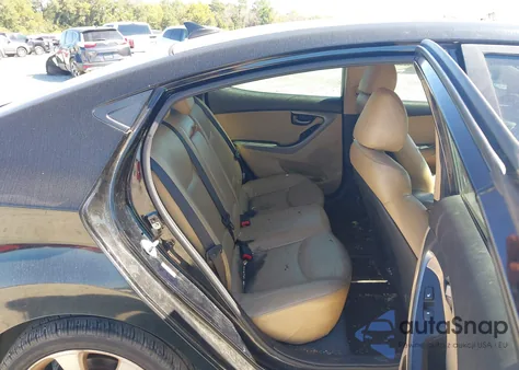 2012 Hyundai Elantra Limited (Ulsan Plant) from USA, damaged, VIN KMHDH4AE0CU208187